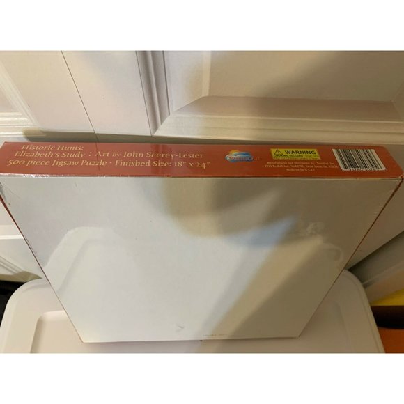 New Historic Hunts: Elizabeth's Study 500pc Puzzle 18" X 24" JOHN SEEREY.‎ - Picture 4 of 8